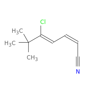2,4-Heptadienenitrile, 5-chloro-6,6-dimethyl-, (Z,Z)-