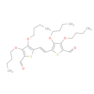 2-Thiophenecarboxaldehyde, 5,5'-(1E)-1,2-ethenediylbis[3,4-dibutoxy-