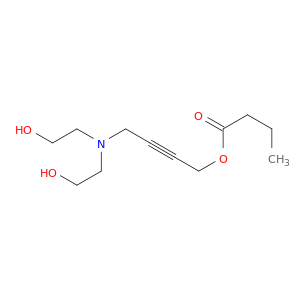 Butanoic acid, 4-[bis(2-hydroxyethyl)amino]-2-butynyl ester
