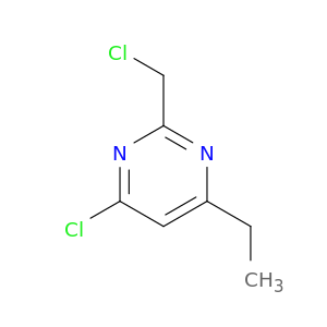 4-chloro-2-(chloromethyl)-6-ethylpyrimidine
