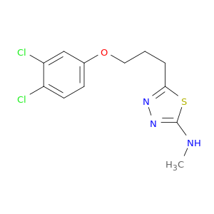 1,3,4-Thiadiazol-2-amine, 5-[3-(3,4-dichlorophenoxy)propyl]-N-methyl-