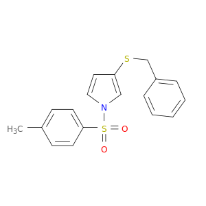 1H-Pyrrole, 1-[(4-methylphenyl)sulfonyl]-3-[(phenylmethyl)thio]-