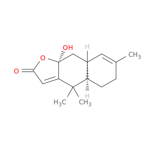 (4ar,8as,9as)-9a-hydroxy-4,4,7-trimethyl-4a,5,6,8a,9,9a-hexahydronaphtho[2,3-b]furan-2(4h)-one