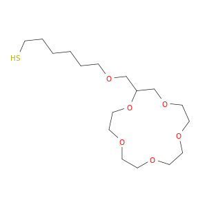 1-Hexanethiol, 6-(1,4,7,10,13-pentaoxacyclopentadec-2-ylmethoxy)-
