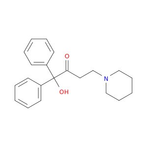2-Butanone, 1,1-diphenyl-1-hydroxy-4-piperidino-