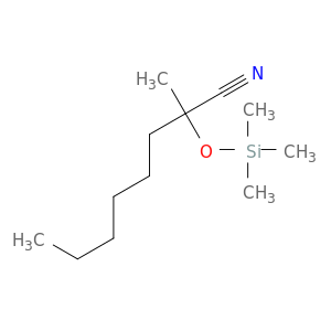 Octanenitrile, 2-methyl-2-[(trimethylsilyl)oxy]-