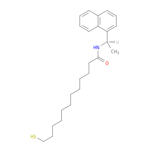 Dodecanamide, 12-mercapto-N-[(1R)-1-(1-naphthalenyl)ethyl]-