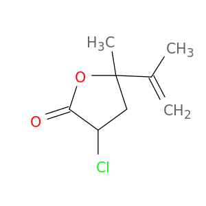 2(3H)-Furanone, 3-chlorodihydro-5-methyl-5-(1-methylethenyl)-