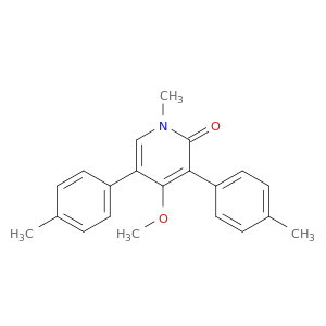 2(1H)-Pyridinone, 4-methoxy-1-methyl-3,5-bis(4-methylphenyl)-