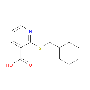 2-[(Cyclohexylmethyl)sulfanyl]pyridine-3-carboxylic Acid