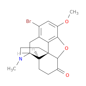 1-bromo-3-methoxy-17-methyl-4,5-epoxymorphinan-6-one