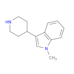 1H-Indole, 1-methyl-3-(4-piperidinyl)-