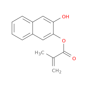 2-Propenoic acid, 2-methyl-, 3-hydroxy-2-naphthalenyl ester