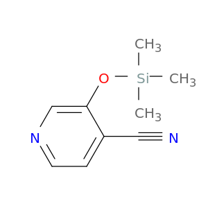 4-Pyridinecarbonitrile, 3-[(trimethylsilyl)oxy]-