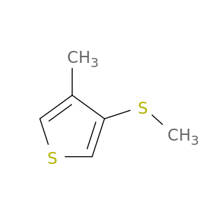Thiophene, 3-methyl-4-(methylthio)-