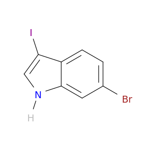 1H-Indole, 6-bromo-3-iodo-
