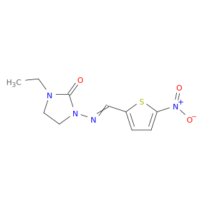2-Imidazolidinone, 1-ethyl-3-[[(5-nitro-2-thienyl)methylene]amino]-