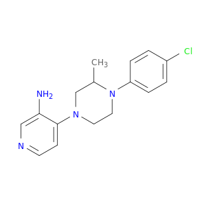 4-[4-(4-chlorophenyl)-3-methylpiperazin-1-yl]pyridin-3-amine