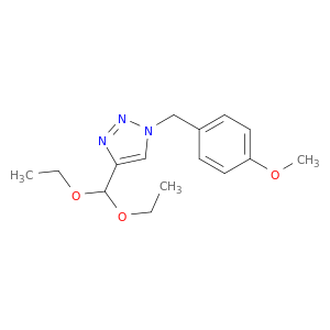 4-(Diethoxymethyl)-1-[(4-methoxyphenyl)methyl]-1,2,3-triazole