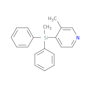 Pyridine, 3-methyl-4-(methyldiphenylsilyl)-