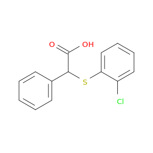 2-[(2-Chlorophenyl)sulfanyl]-2-phenylacetic Acid