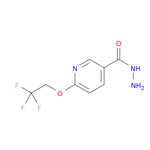 3-Pyridinecarboxylic acid, 6-(2,2,2-trifluoroethoxy)-, hydrazide