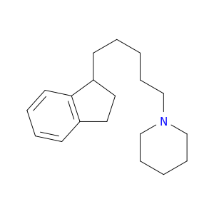 Piperidine, 1-[5-(2,3-dihydro-1H-inden-1-yl)pentyl]-