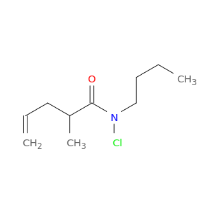 4-Pentenamide, N-butyl-N-chloro-2-methyl-