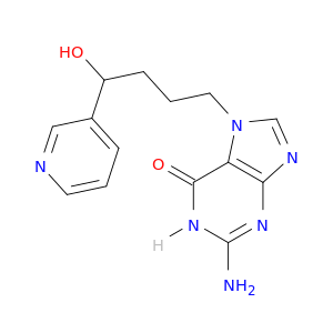 6H-Purin-6-one, 2-amino-1,7-dihydro-7-[4-hydroxy-4-(3-pyridinyl)butyl]-