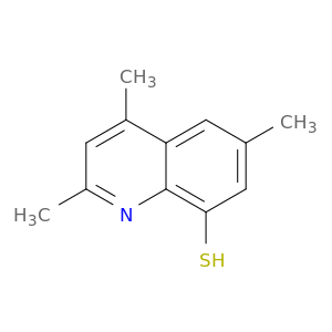 8-Quinolinethiol, 2,4,6-trimethyl-