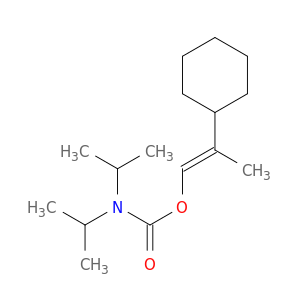 Carbamic acid, bis(1-methylethyl)-, (1E)-2-cyclohexyl-1-propenyl ester