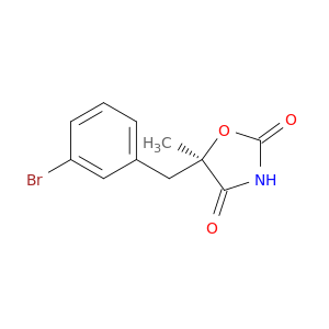 2,4-Oxazolidinedione, 5-[(3-bromophenyl)methyl]-5-methyl-, (5R)-