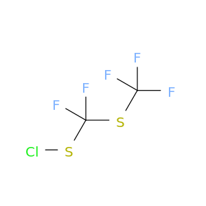Methanesulfenyl chloride, difluoro[(trifluoromethyl)thio]-