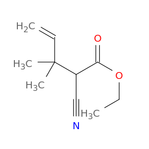 4-Pentenoic acid, 2-cyano-3,3-dimethyl-, ethyl ester