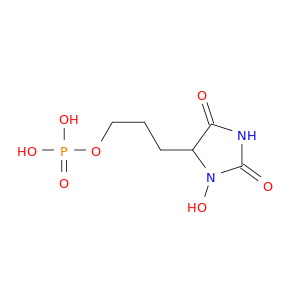 2,4-Imidazolidinedione, 1-hydroxy-5-[3-(phosphonooxy)propyl]-