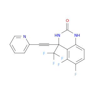 5,6-difluoro-4-(pyridin-2-ylethynyl)-4-(trifluoromethyl)-3,4-dihydroquinazolin-2(1h)-one