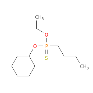 Phosphonothioic acid, butyl-, O-cyclohexyl O-ethyl ester