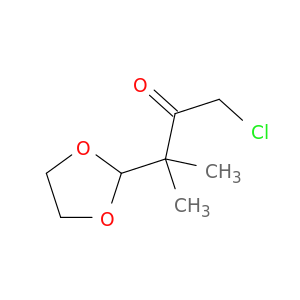 2-Butanone, 1-chloro-3-(1,3-dioxolan-2-yl)-3-methyl-