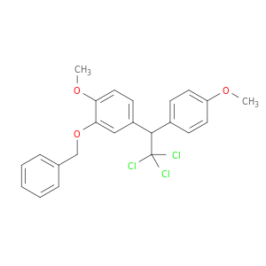 2-(benzyloxy)-1-methoxy-4-[2,2,2-trichloro-1-(4-methoxyphenyl)ethyl]benzene