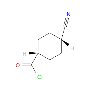 Cyclohexanecarbonylchloride, 4-cyano-, cis-