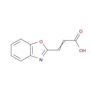 2-Propenoic acid, 3-(2-benzoxazolyl)-