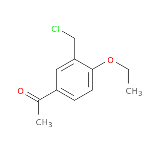 1-(3-(Chloromethyl)-4-ethoxyphenyl)ethanone