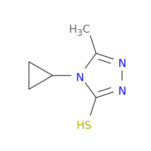 4-cyclopropyl-5-methyl-4H-1,2,4-triazole-3-thiol