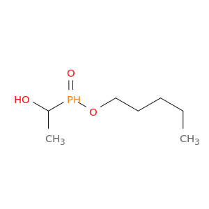 Phosphinic acid, (1-hydroxyethyl)-, pentyl ester