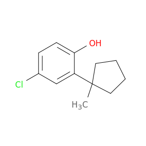 Phenol, 4-chloro-2-(1-methylcyclopentyl)-