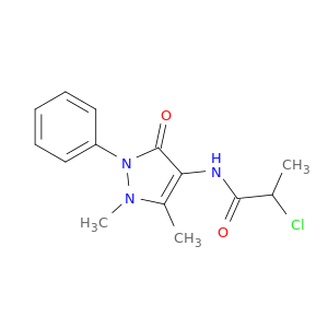2-氯-N-(3-氧代-1,5-二甲基-2-苯基-吡唑-4-基)丙酰胺