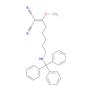 Propanedinitrile, [1-methoxy-6-[(triphenylmethyl)amino]hexylidene]-