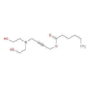 Hexanoic acid, 4-[bis(2-hydroxyethyl)amino]-2-butynyl ester