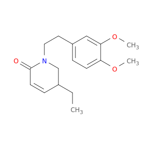2(1H)-Pyridinone, 1-[2-(3,4-dimethoxyphenyl)ethyl]-5-ethyl-5,6-dihydro-