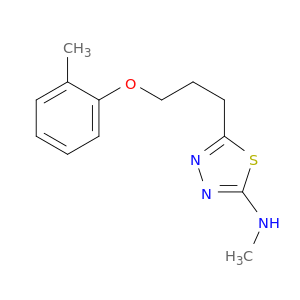 1,3,4-Thiadiazol-2-amine, N-methyl-5-[3-(2-methylphenoxy)propyl]-